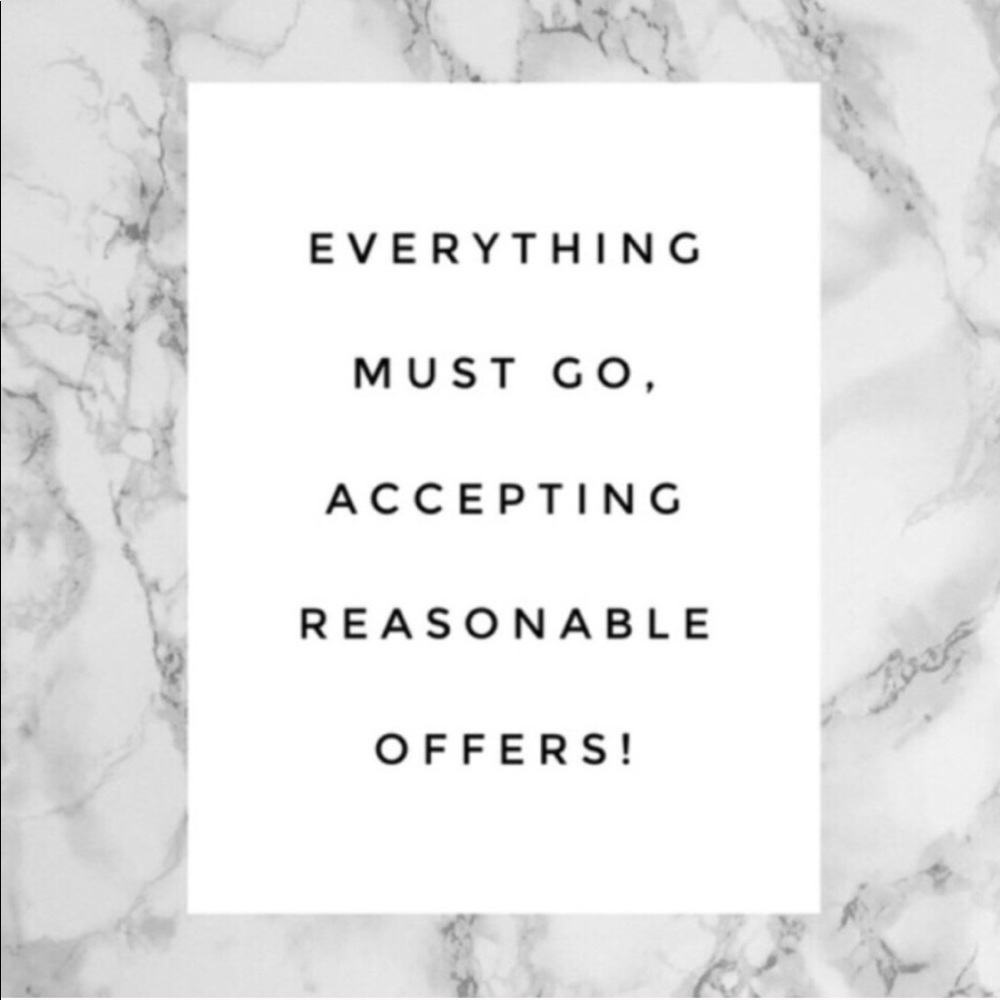 MOVING SALE - ANYTHING NOT BOUGHT WILL BE DONATED